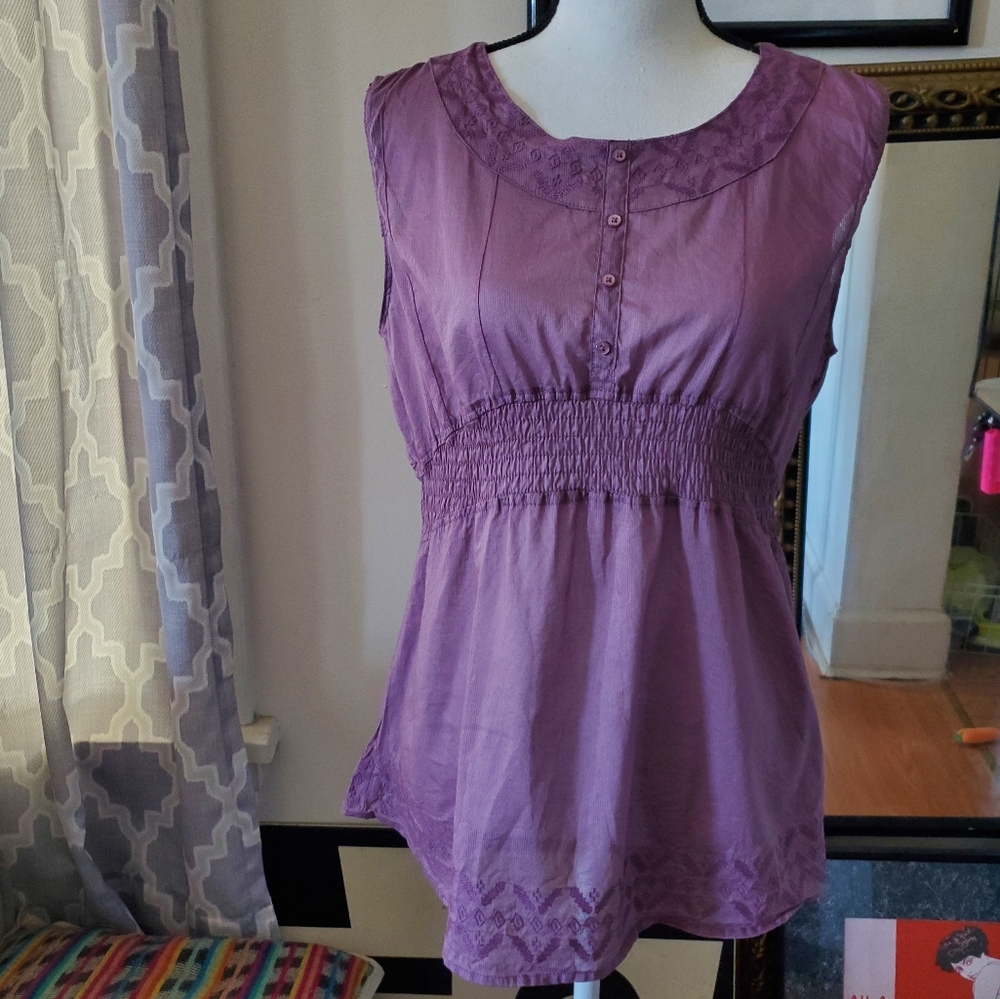 Bit & Bridle Empire Waist Tank